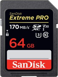 SanDisk Extreme Pro 170MB 64GB